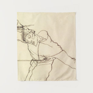Tenture Egon Schiele-Self Portrait As St Sebastian