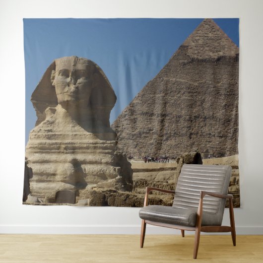 Tenture Egypte Le Caire Statue de Sphinx Toile de fond de (En situation (horizontale))