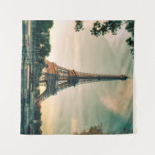 Tenture Eiffel tour lancer oreiller (Devant (Horizontal))