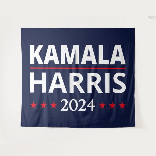 Tenture Élection Kamala Harris 2024 III (Devant (Horizontal))