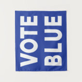 Tenture Élection politique de caractères gras bleus de (Devant)