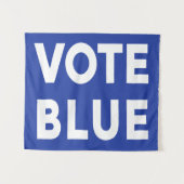 Tenture Élection politique de caractères gras bleus de (Devant (Horizontal))