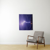 Tenture Électricité Urbaine - Éclair Dynamique Au-Dessus D (En situation)