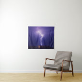 Tenture Électricité Urbaine - Éclair Dynamique Au-Dessus D (En situation (horizontale))