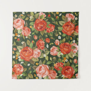Tenture Élégance de pivoine : papier peint floral graphiqu