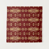 Tenture Elégance d'or : Motif classique d'Orient. (Devant (Horizontal))