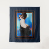 Tenture Elégance en noir par Rolf Armstrong (Devant)