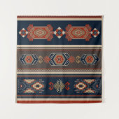 Tenture Élégance ethnique : Géométrique décorative (Devant (Horizontal))