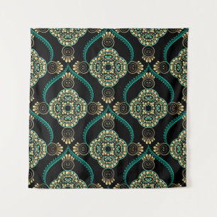 Tenture Elégance florale arabesque vintage sans couture mo