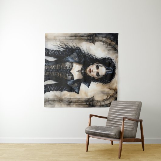 Tenture Élégance gothique (En situation (horizontale))