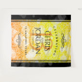 Tenture Élégant 13e anniversaire de mariage citrine (Devant (Horizontal))