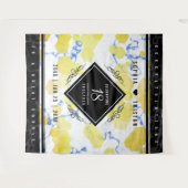 Tenture Élégant 18e Anniversaire de Mariage en Porcelaine (Devant (Horizontal))