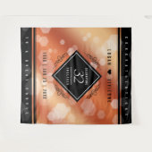 Tenture Élégant 32e Anniversaire de Mariage en Bronze (Devant (Horizontal))