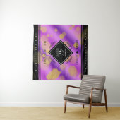 Tenture Élégant 47e Anniversaire de Mariage Améthyste (En situation (horizontale))