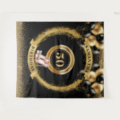 Tenture Élégant 50e anniversaire bannière Parties scintill (Devant (Horizontal))