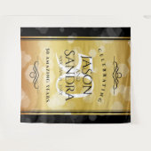 Tenture Élégant 50e anniversaire de mariage de diamant (Devant (Horizontal))