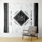 Tenture Élégant 60e Anniversaire de Mariage Diamant (En situation (horizontale))