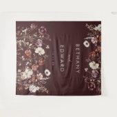 Tenture Elégant automne Mariage floral fond (Devant (Horizontal))