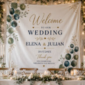 Tenture Elegant Blue Eucalyptus
