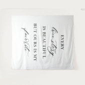 Tenture Elegant Boho Floral Wedding Tapestry Backdrop  (Devant (Horizontal))