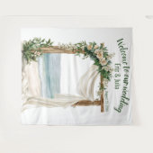 Tenture Elégant cadre de mariage sur la plage (Devant (Horizontal))