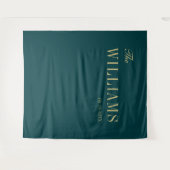 Tenture Elégant cadre mariage élégant vert essence (Devant (Horizontal))