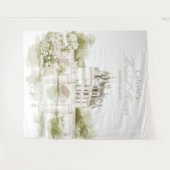 Tenture Elegant Chateau French Romance Bridal Shower (Devant (Horizontal))