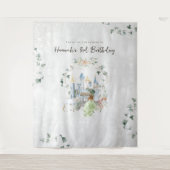 Tenture Élégant conte de fées | Princesse Anniversaire (Devant)