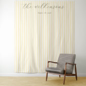 Tenture Elegant Cream Pinstripes (En situation)