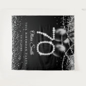 Tenture Elégant Diamants 70e Anniversaire (Devant (Horizontal))