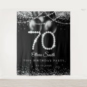 Tenture Elégant Diamants 70e Anniversaire (Devant)