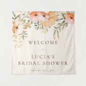 Tenture Élégant fleurs dorées de l'automne Réception de ma (Devant)