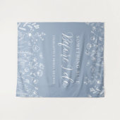 Tenture Elégant fond de Fête des mariées de fleurs (Devant (Horizontal))