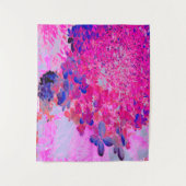 Tenture Elégant Fuchsia et bleu foncé Limelight Hydrangea (Devant)