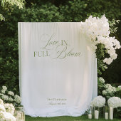Tenture Elegant Garden Tea Bridal Shower Backdrops Banner