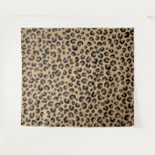Tenture Elegant Gold Glitter Black Leopard (Devant (Horizontal))
