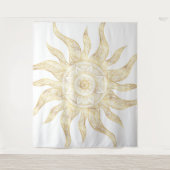 Tenture Elégant Gold Sun Mandala Design (Devant)