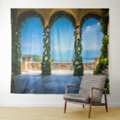 Tenture Elégant Italie Arches Mariage Photo Booth Backdrop (En situation (horizontale))
