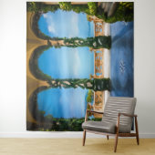 Tenture Elégant Italie Arches Mariage Photo Booth Backdrop (En situation)