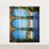 Tenture Elégant Italie Arches Mariage Photo Booth Backdrop (Devant)