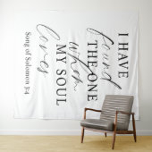 Tenture Élégant J'Ai Trouvé Le Mariage One Quote (En situation (horizontale))