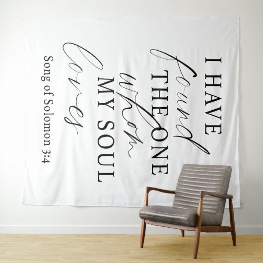 Tenture Élégant J'Ai Trouvé Le Mariage One Quote (En situation (horizontale))