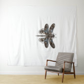 Tenture Élégant libellule mécanique en Splendor Steampunk (En situation (horizontale))