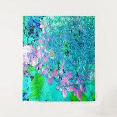Tenture Élégant Limelight rose et bleu Hydrangea (Devant)