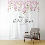 Tenture Elégant Magnolia Fête des mariées fond (En situation)