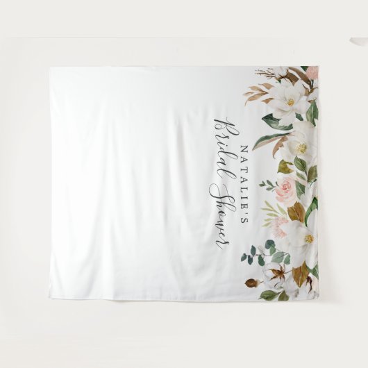 Tenture Elegant Magnolia Fête des mariées Photo Prop fond (Devant (Horizontal))