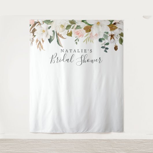 Tenture Elegant Magnolia Fête des mariées Photo Prop fond (Devant)