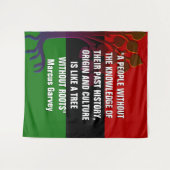 Tenture Élégant Marcus Garvey TREE SANS RACINE (Devant (Horizontal))