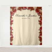 Tenture Elégant Mariage de fleurs en terre cuite (Devant)