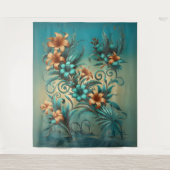 Tenture Elégant Mariage d'Iridescente Tropicale (Devant)